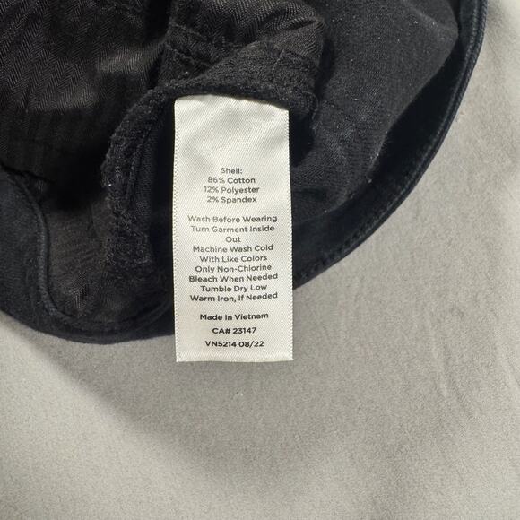 Talbots Women's Classic High Waist Slim Straight Ankle Jeans Black Raven Wash 12 - Picture 9 of 9